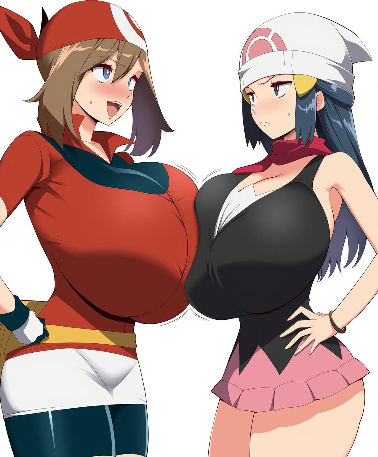 Pokemon Waifus Kloah Style Busty Trainer Ai