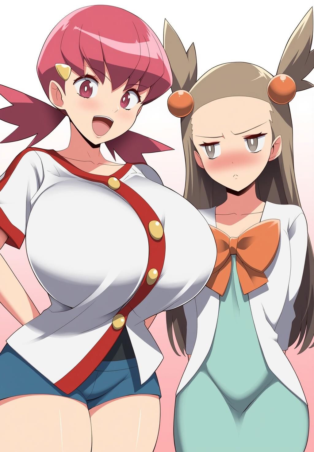 Pokemon Waifus Kloah Style Busty Trainer Ai