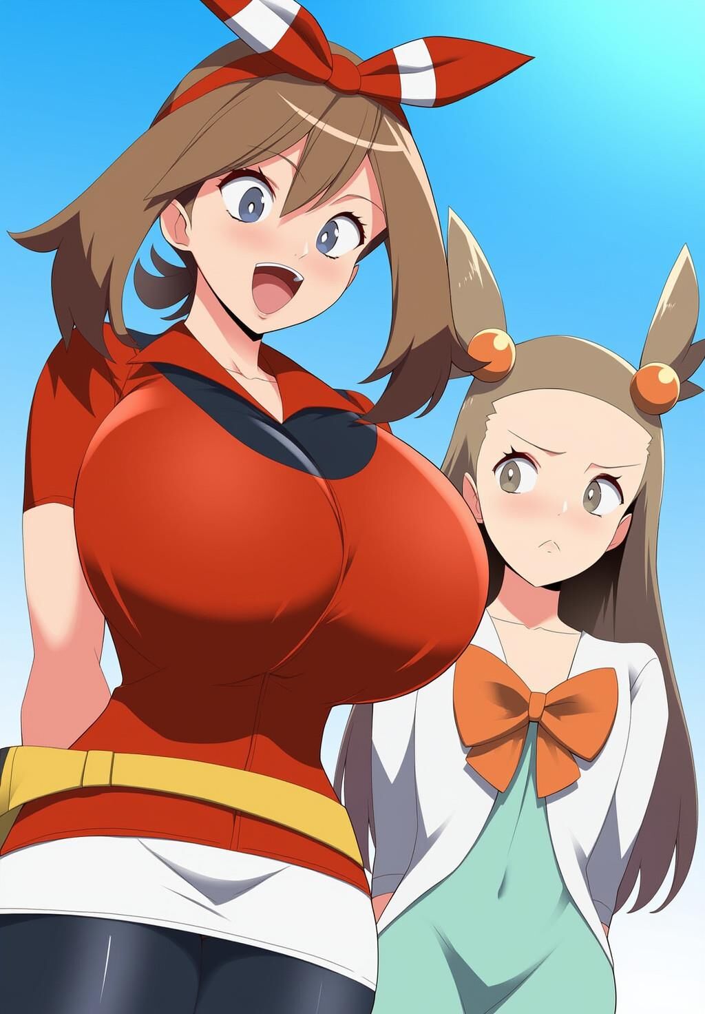 Pokemon Waifus Kloah Style Busty Trainer Ai