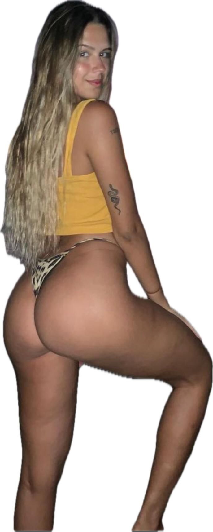 Latina süße große Butt -Aufkleber