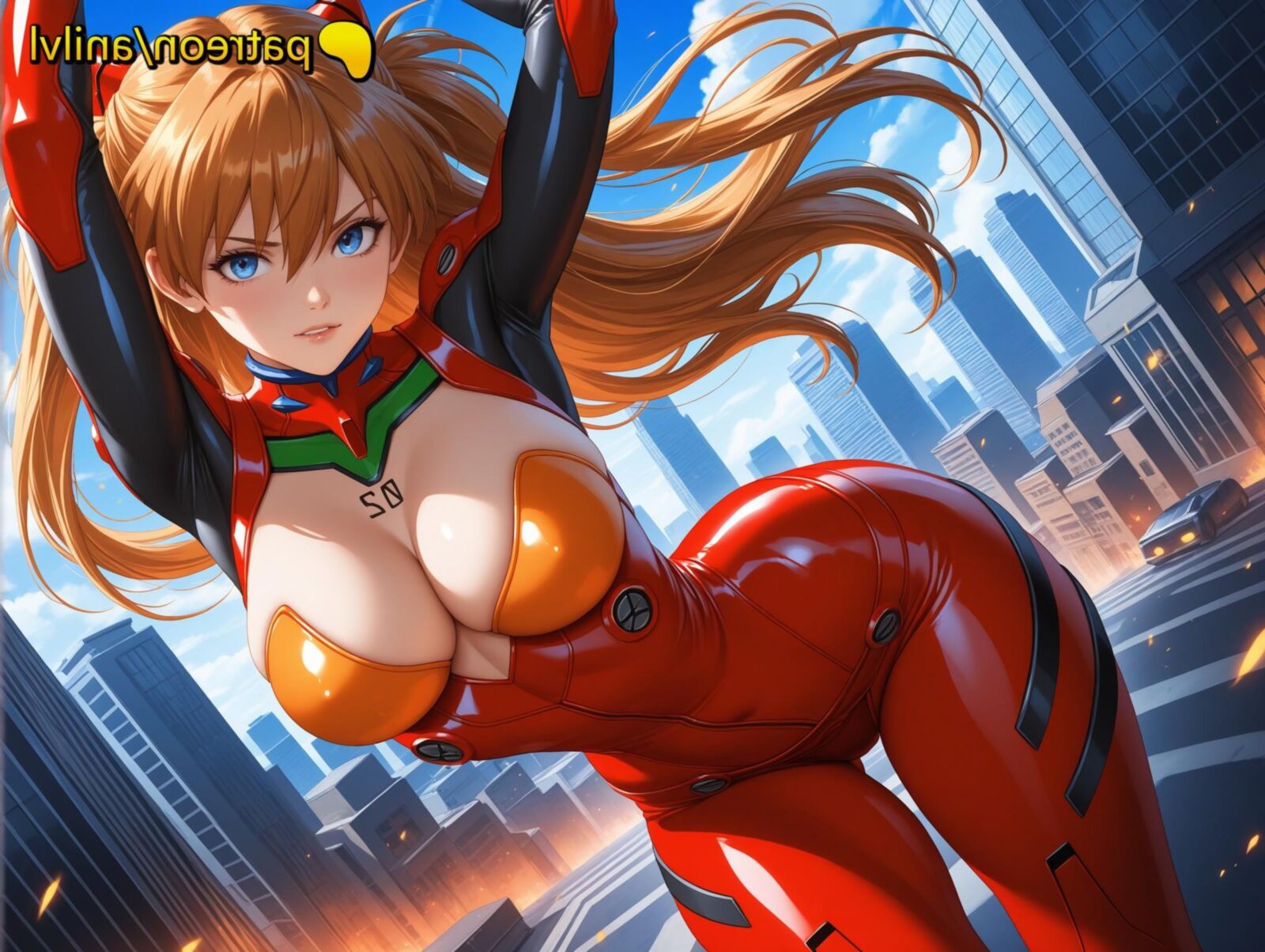 [Anilvl] Asuka Langley Sohryu Evangelion [AI erzeugt]