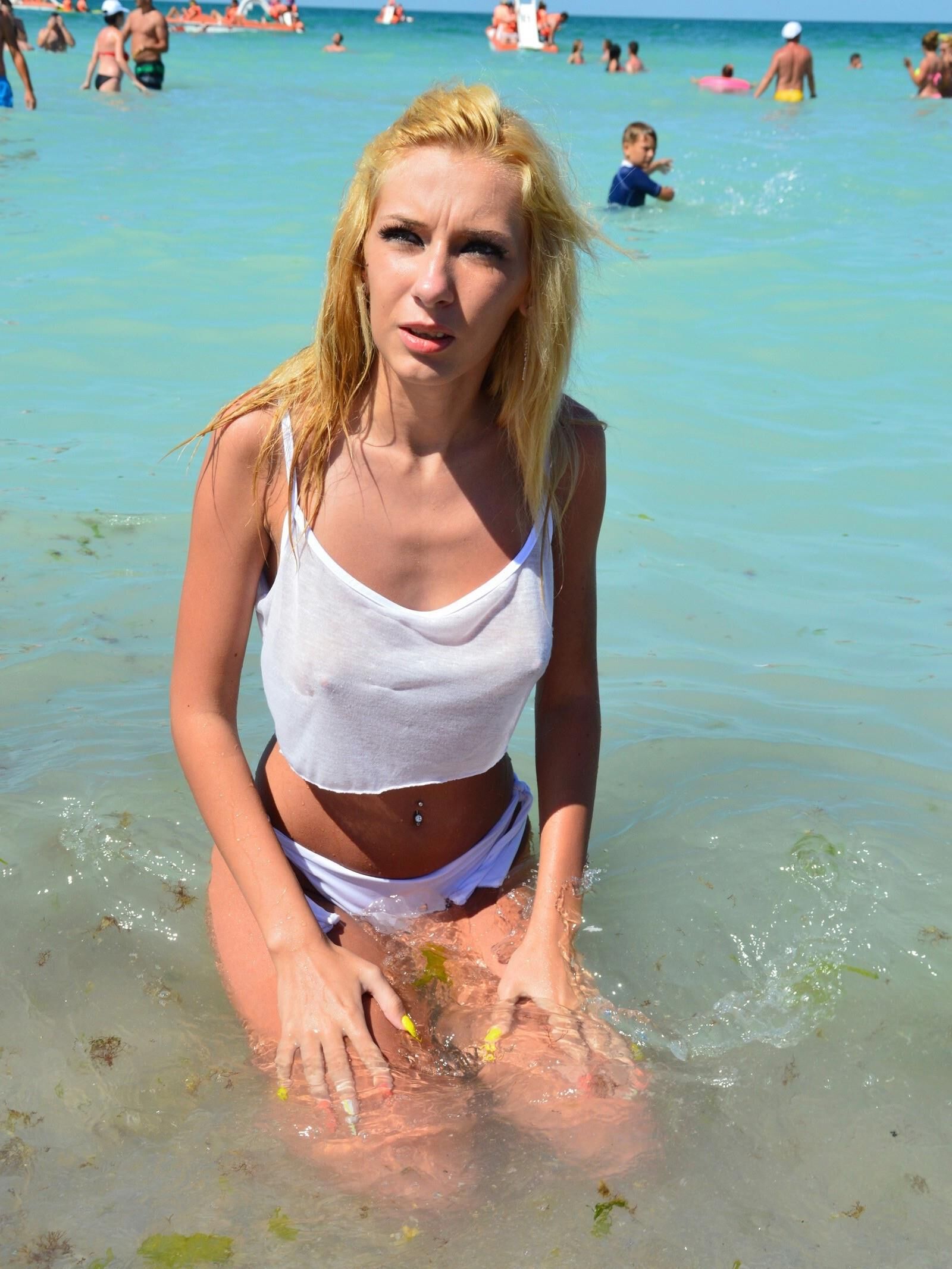 Beach Roxana zu heiß