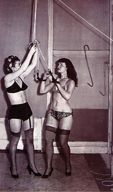 Vintage Betty Page Bondage