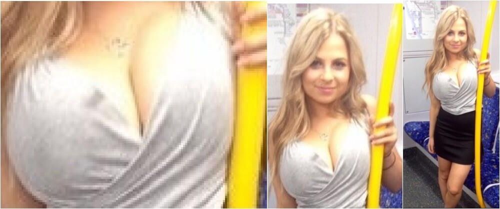 Tetas vestidas con primeros planos