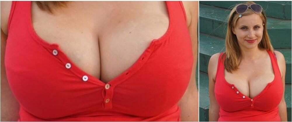 Tetas vestidas con primeros planos