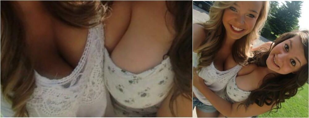 Tetas vestidas con primeros planos