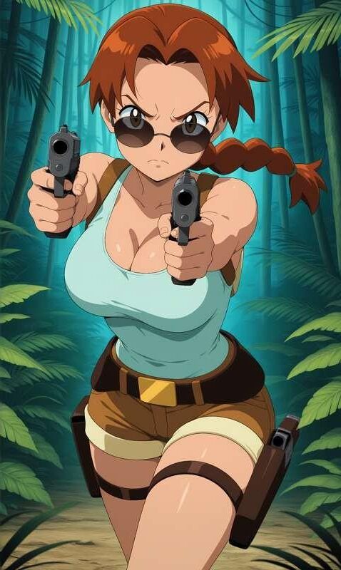 Anime Lara Croft Softcore