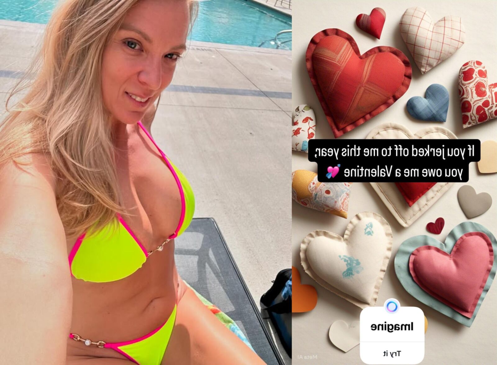 Nicole möchte, dass Sie zu ihren Bikinis wichsen