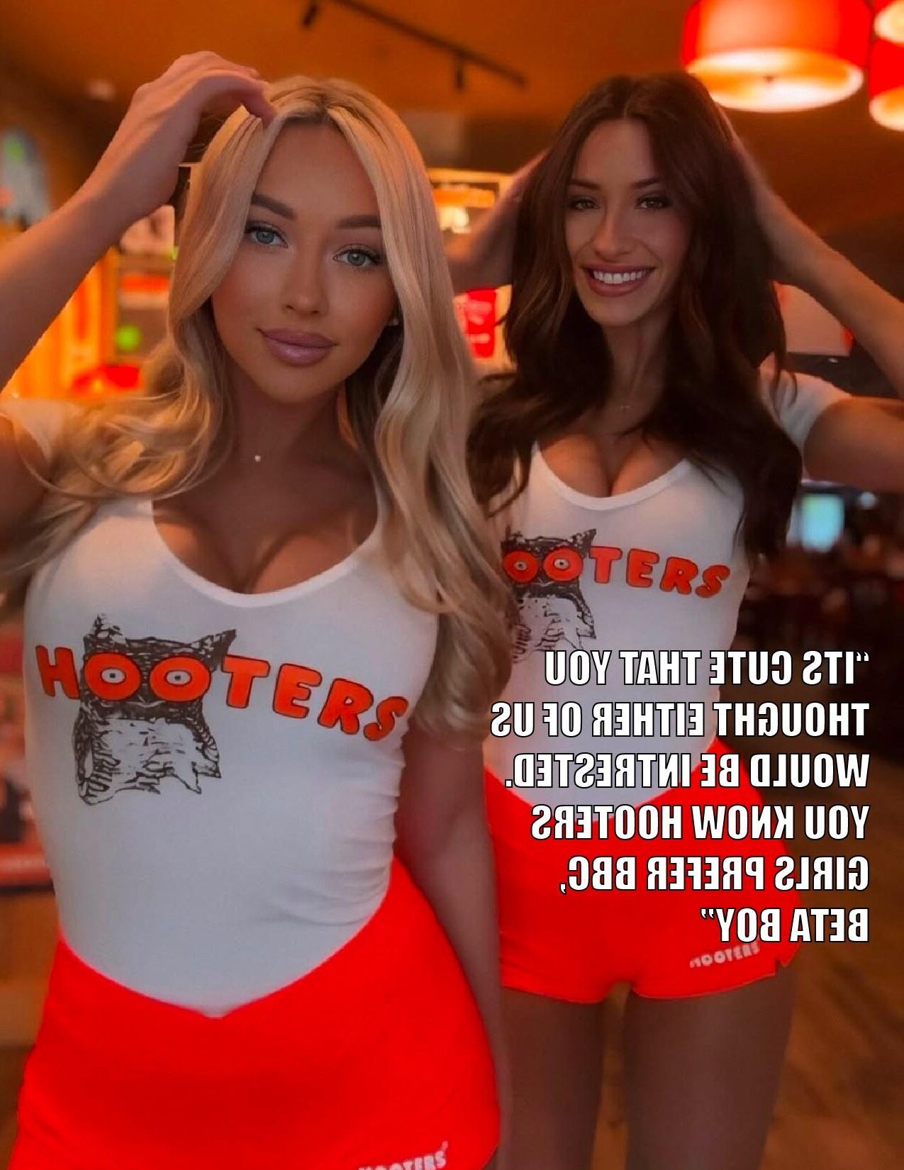 Hooters is for the BNWO 