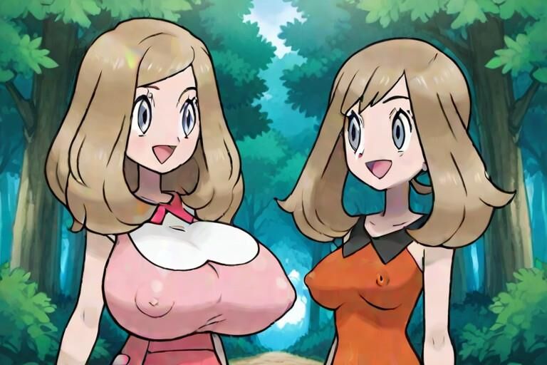 Möge Serena Pokemon Busty Trainer laktieren Melken KI