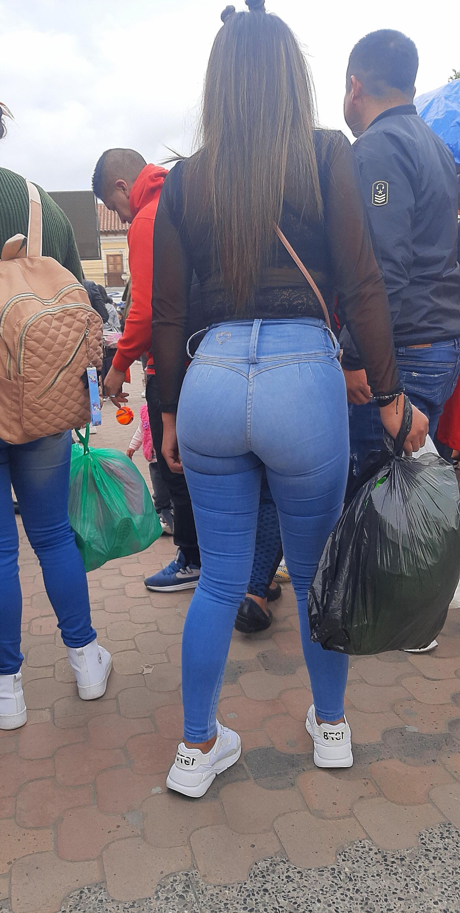 Candid Pawgs Tight Jeans and Pants