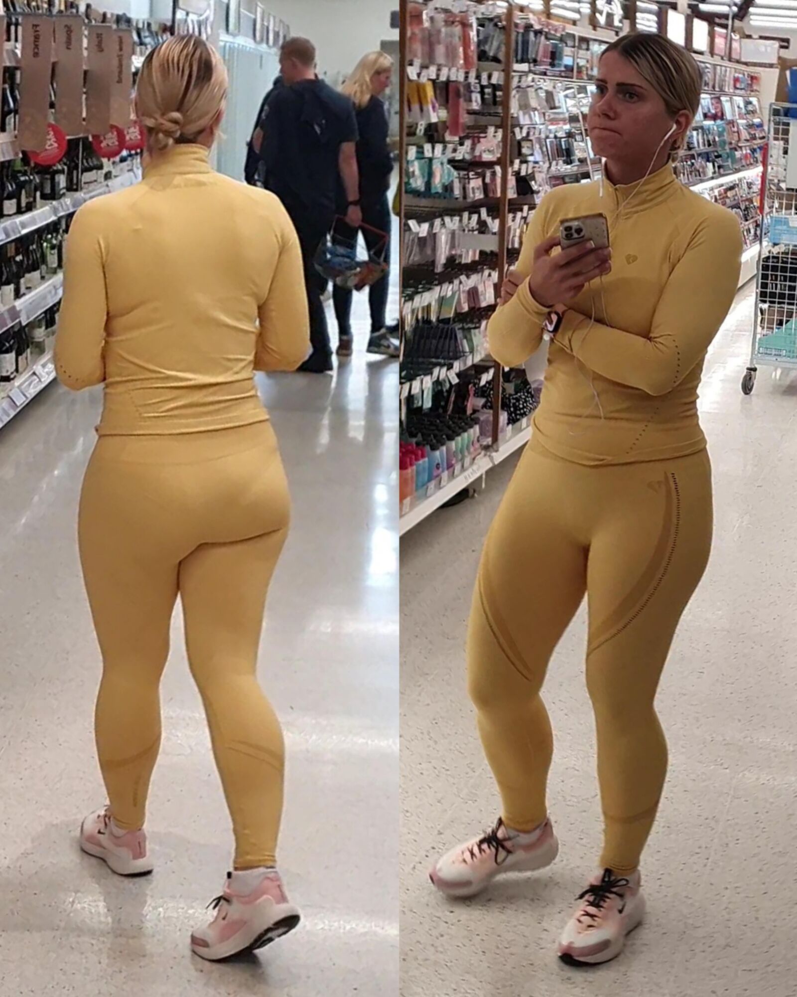 [CANDID] PAWG BANANA BOOTY WITH VPL