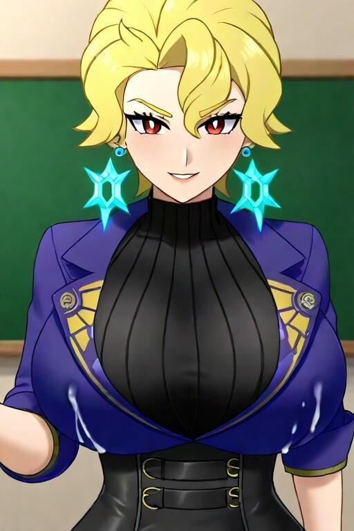 Briar Pokémon Teacher Busty Paldea Professeur Lactation AI