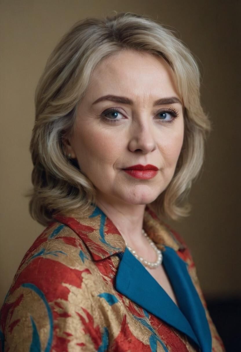 Junge Hillary Clinton AI