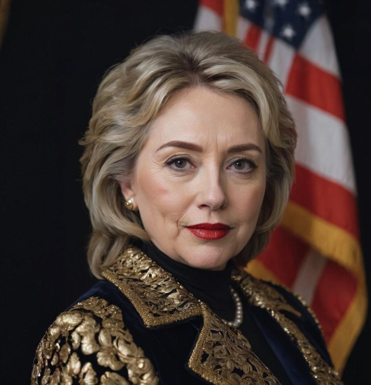 Junge Hillary Clinton AI