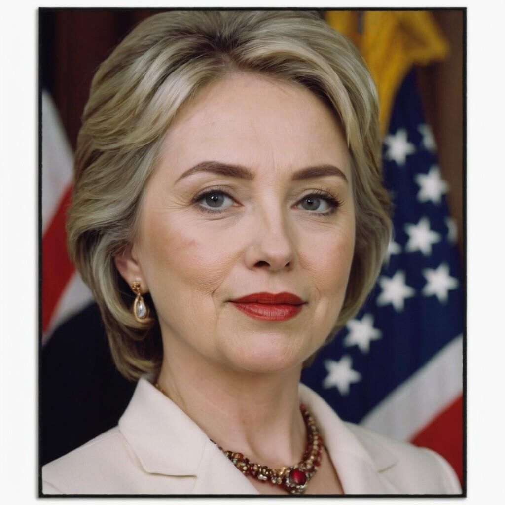 Junge Hillary Clinton AI