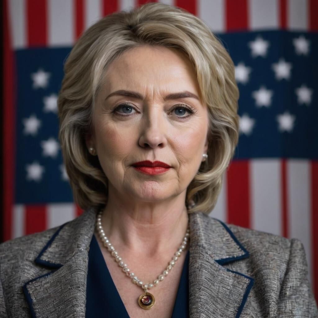 Junge Hillary Clinton AI