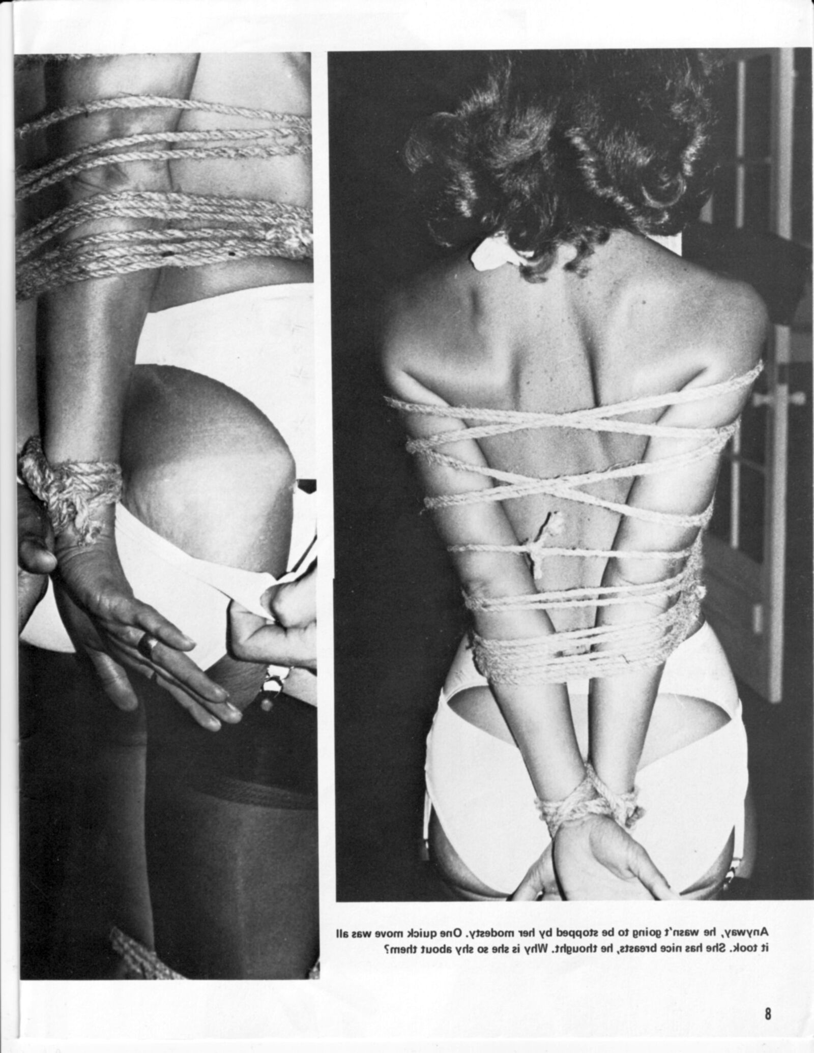 Magazine de bondage vintage envoûtant