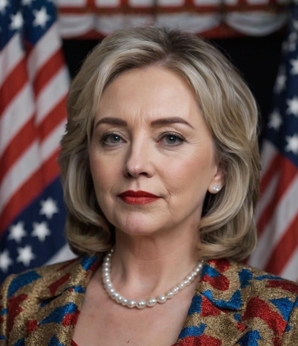 Junge Hillary Clinton AI