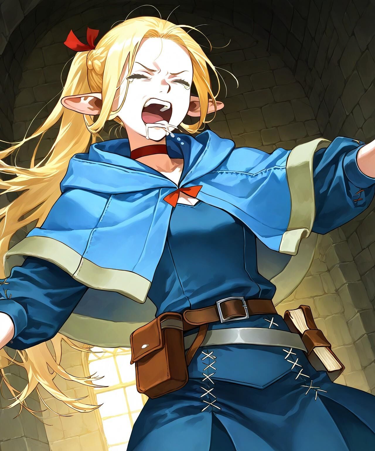 Delicious in Dungeon Marcille Donato Defeat