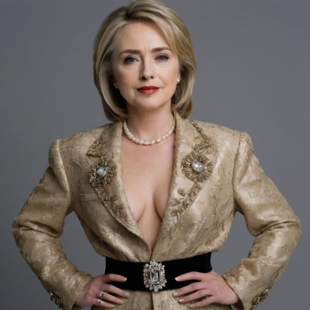 Junge Hillary Clinton AI