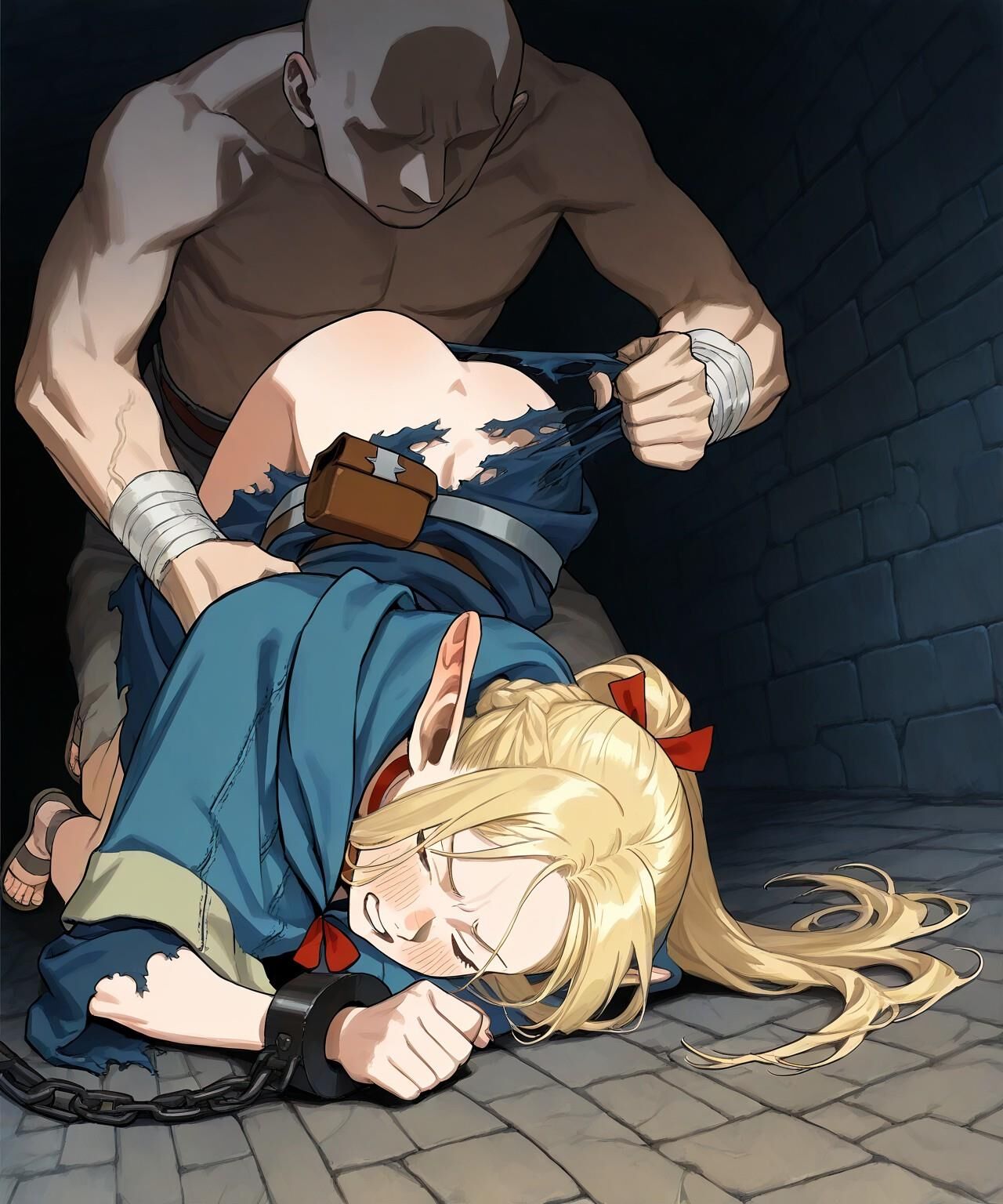 Delicious in Dungeon Marcille Donato Defeat