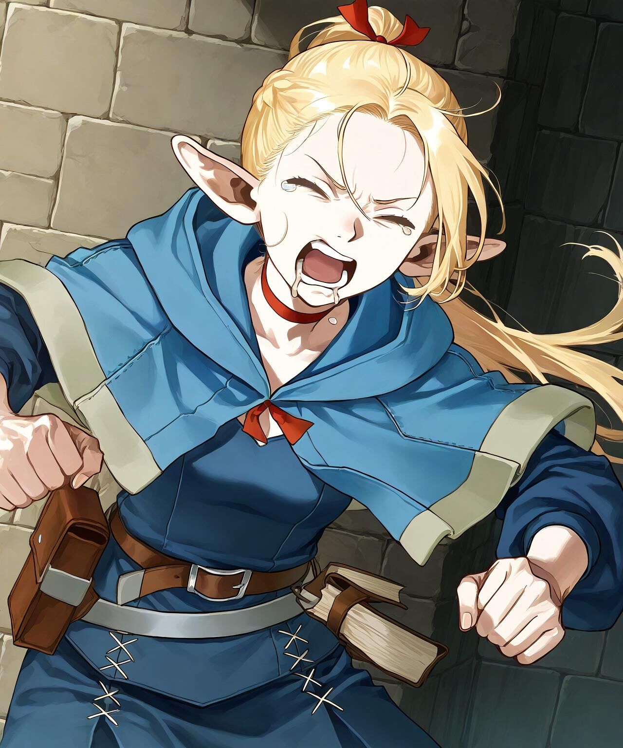 Delicious in Dungeon Marcille Donato Defeat