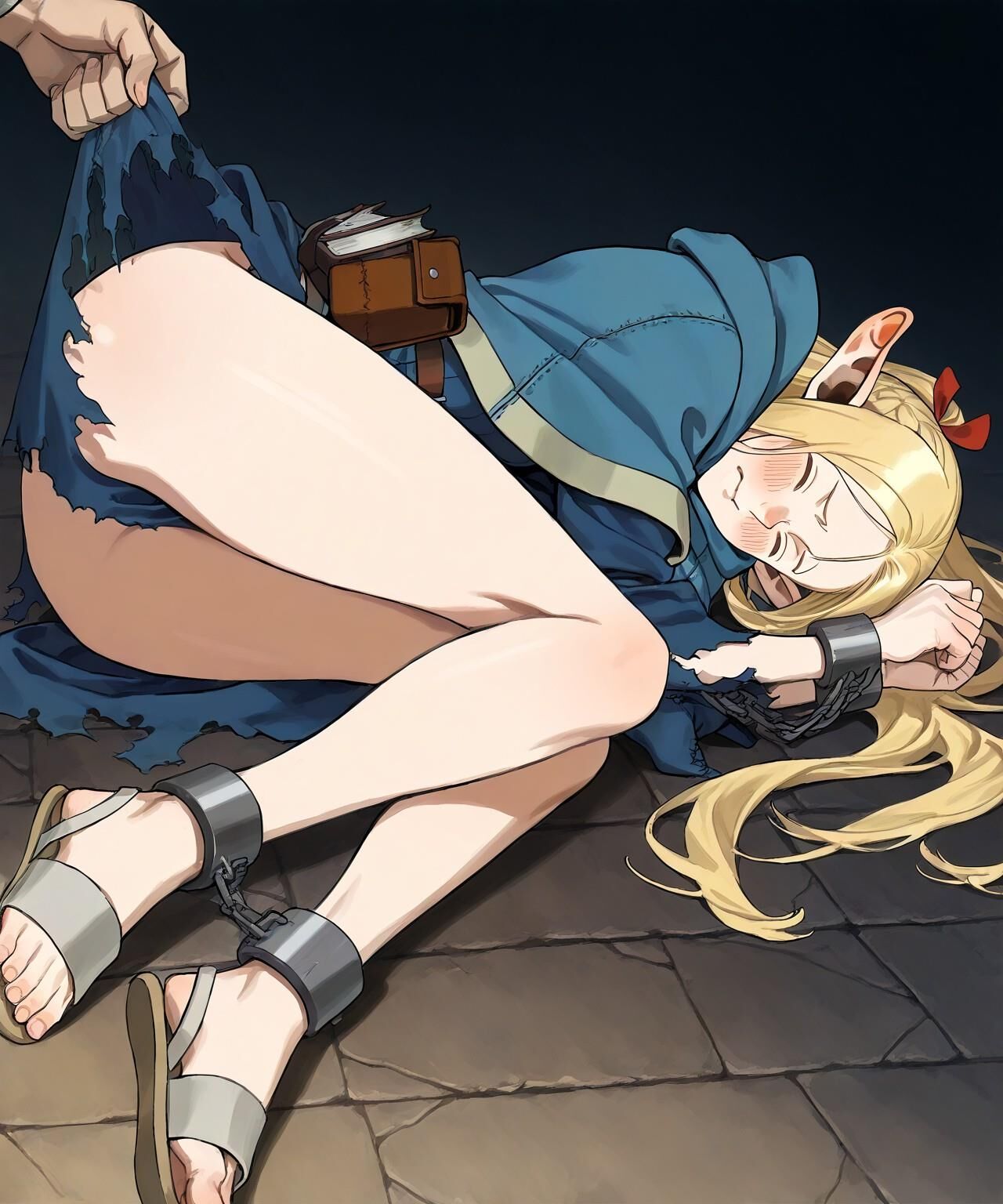 Delicious in Dungeon Marcille Donato Defeat