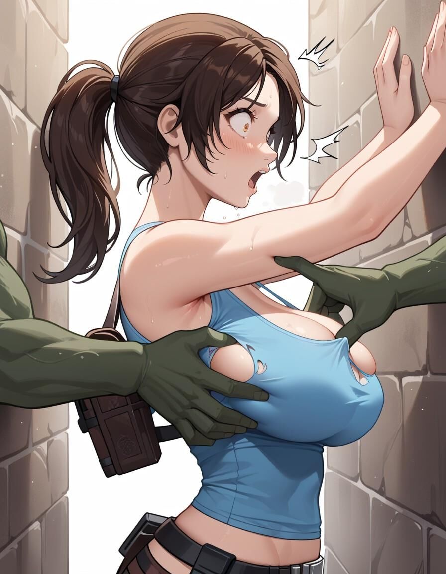  lara croft fucked by monsters 