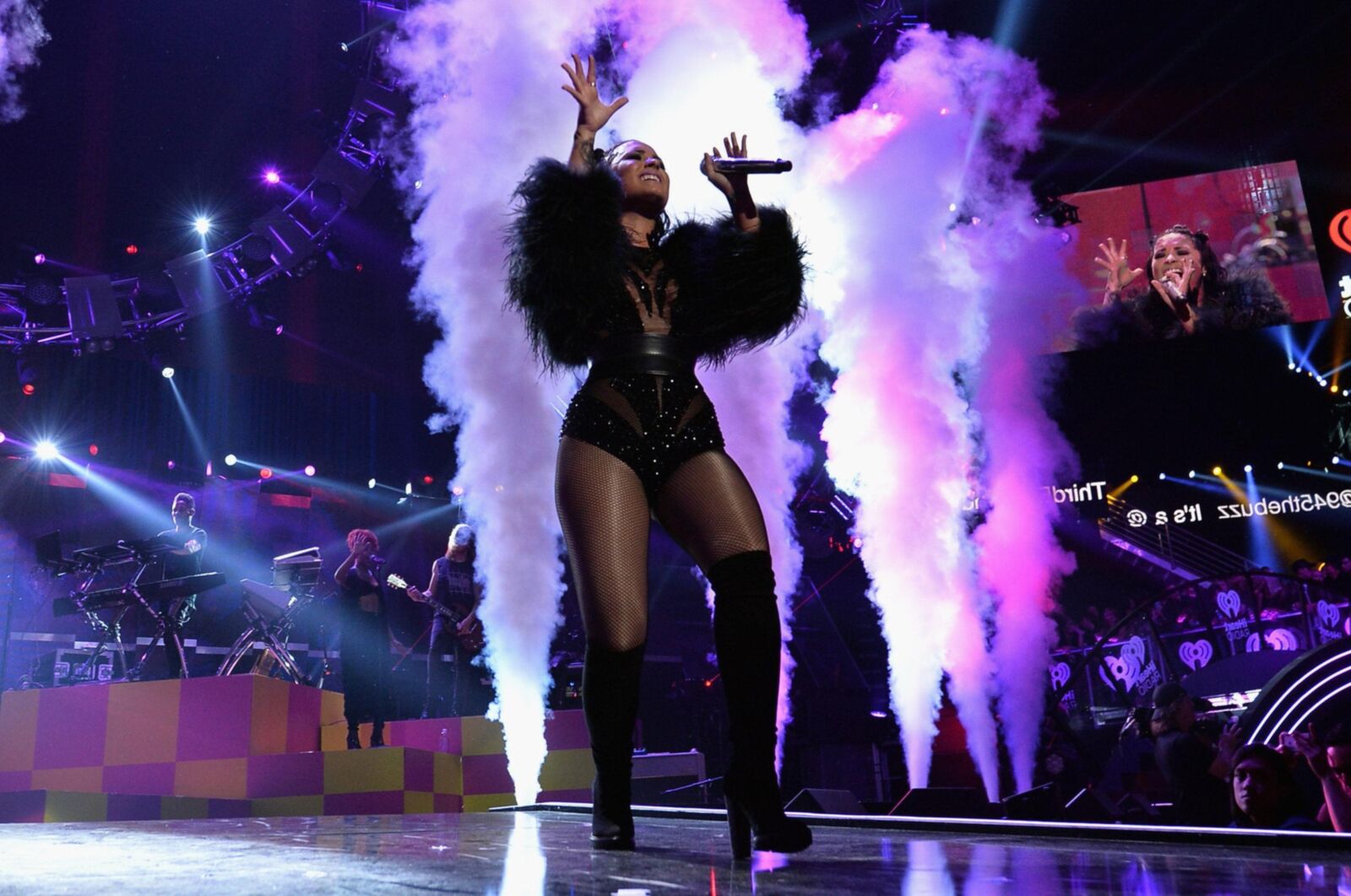 Demi Lovato tritt beim IheartRadio Music Festival auf