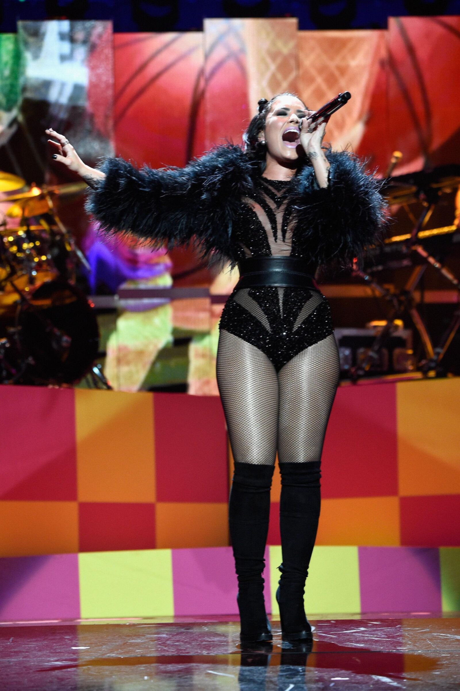 Demi Lovato tritt beim IheartRadio Music Festival auf