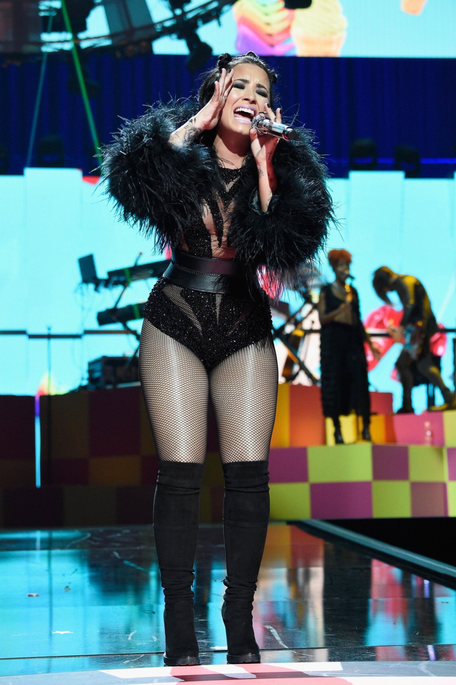 Demi Lovato tritt beim IheartRadio Music Festival auf