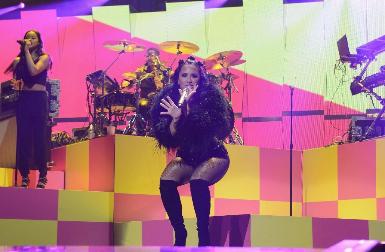 Demi Lovato tritt beim IheartRadio Music Festival auf