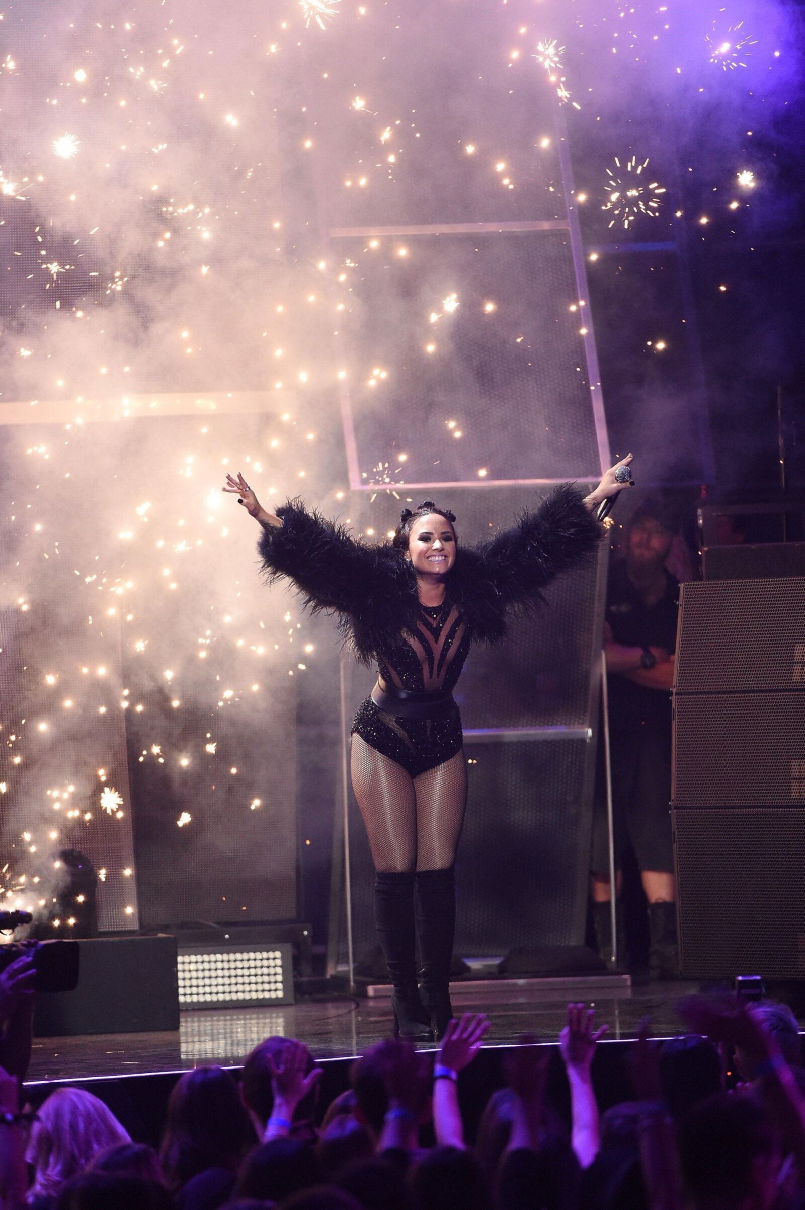 Demi Lovato tritt beim IheartRadio Music Festival auf