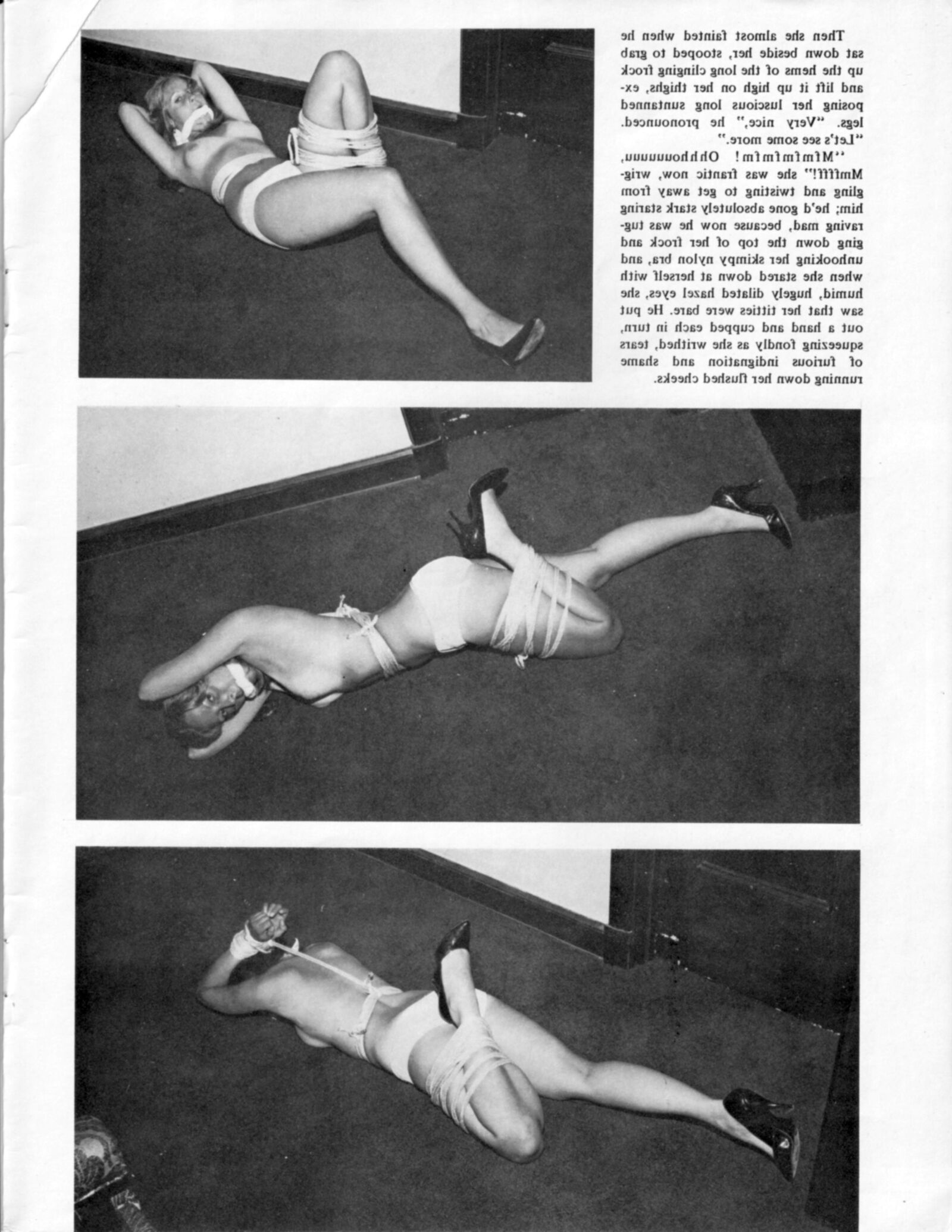 Vintage Bondage Magazine Teenagers in Bondage