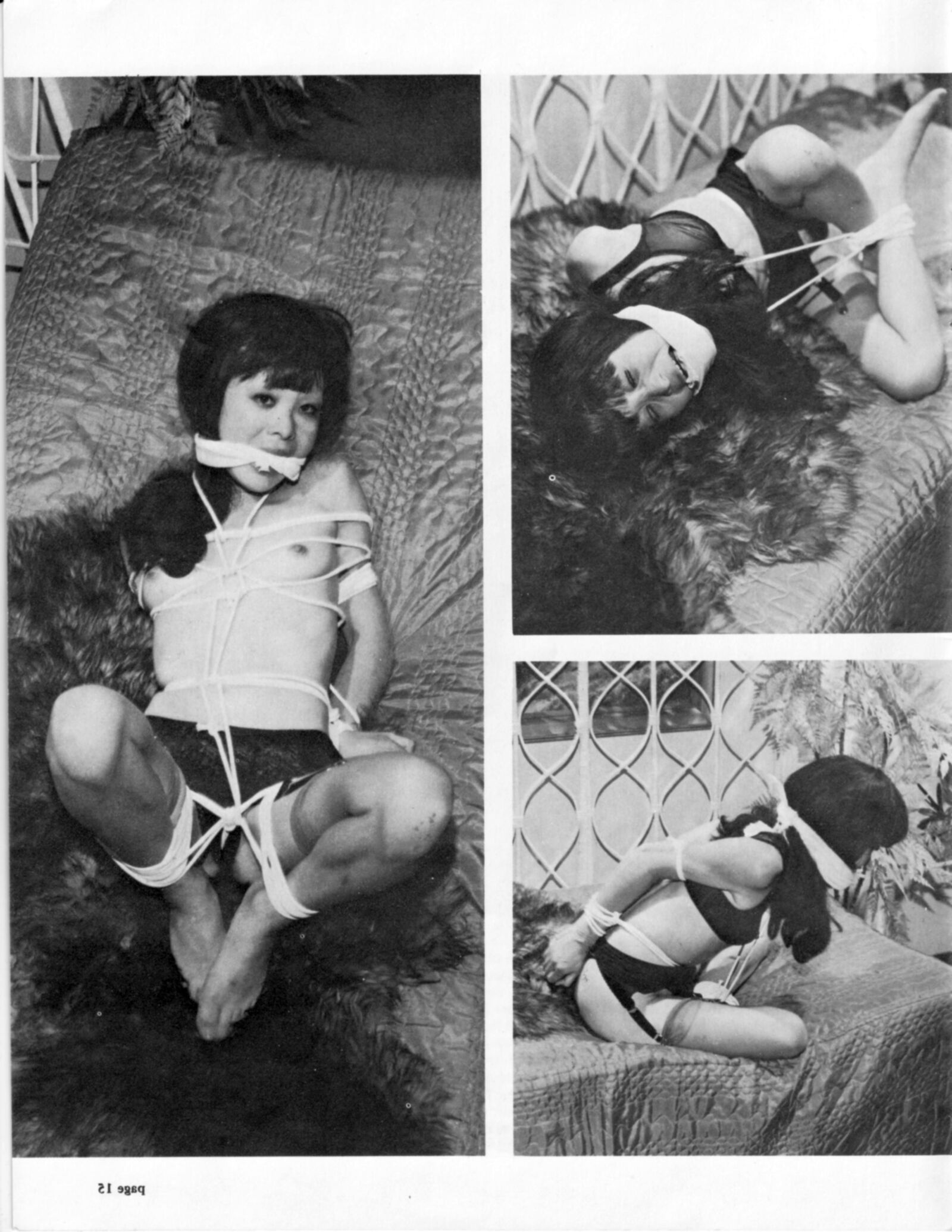 Vintage Bondage Magazine Teenagers in Bondage