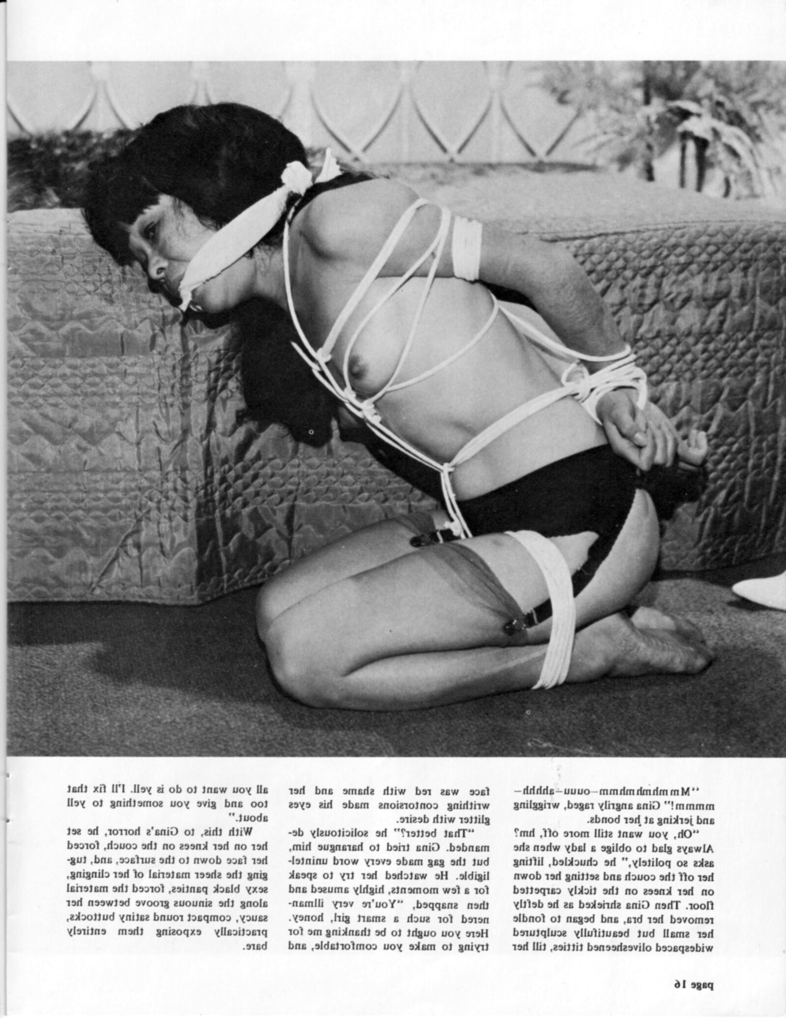 Vintage Bondage Magazine Teenagers in Bondage