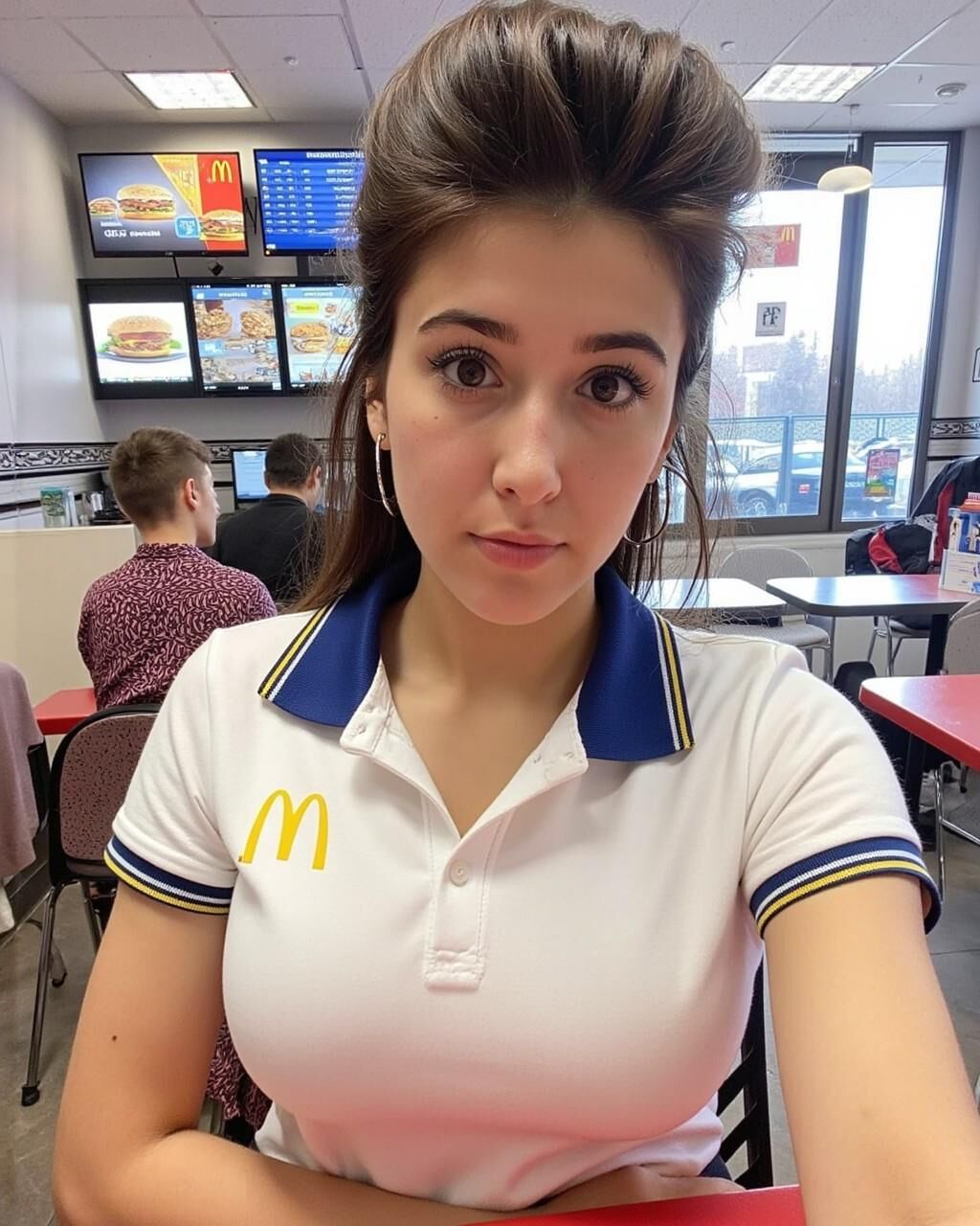 Fast -Food -Mädchen