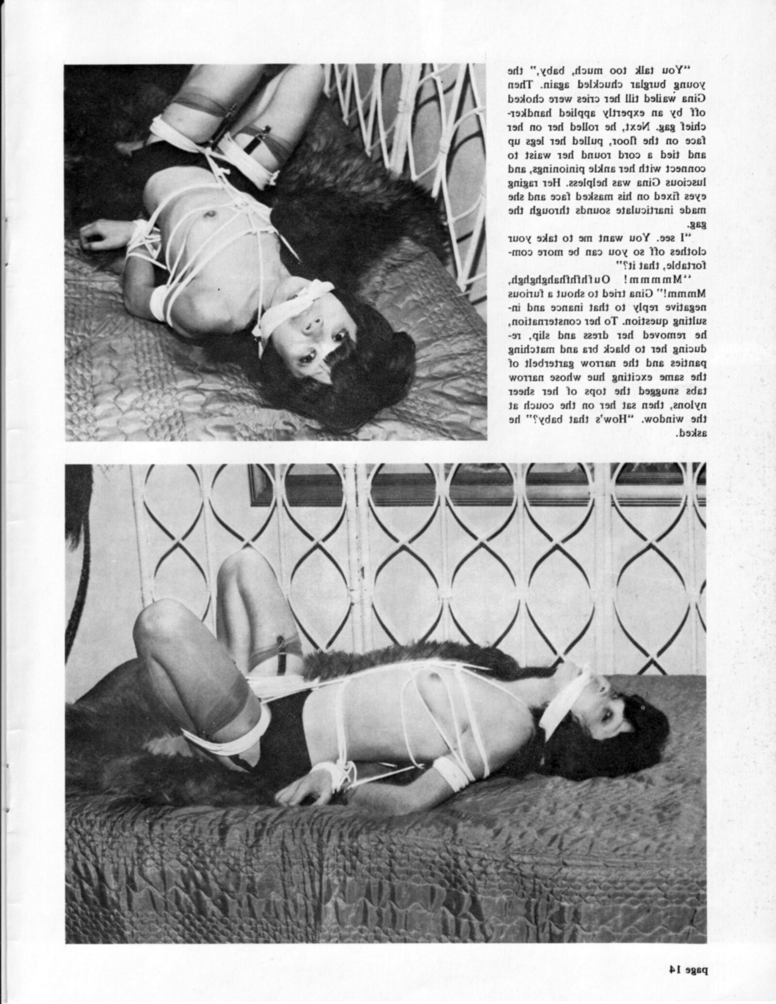 Vintage Bondage Magazine Teenagers in Bondage