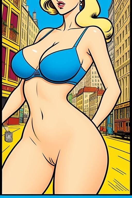 Ai sexy nackte Mädchen in den Comics