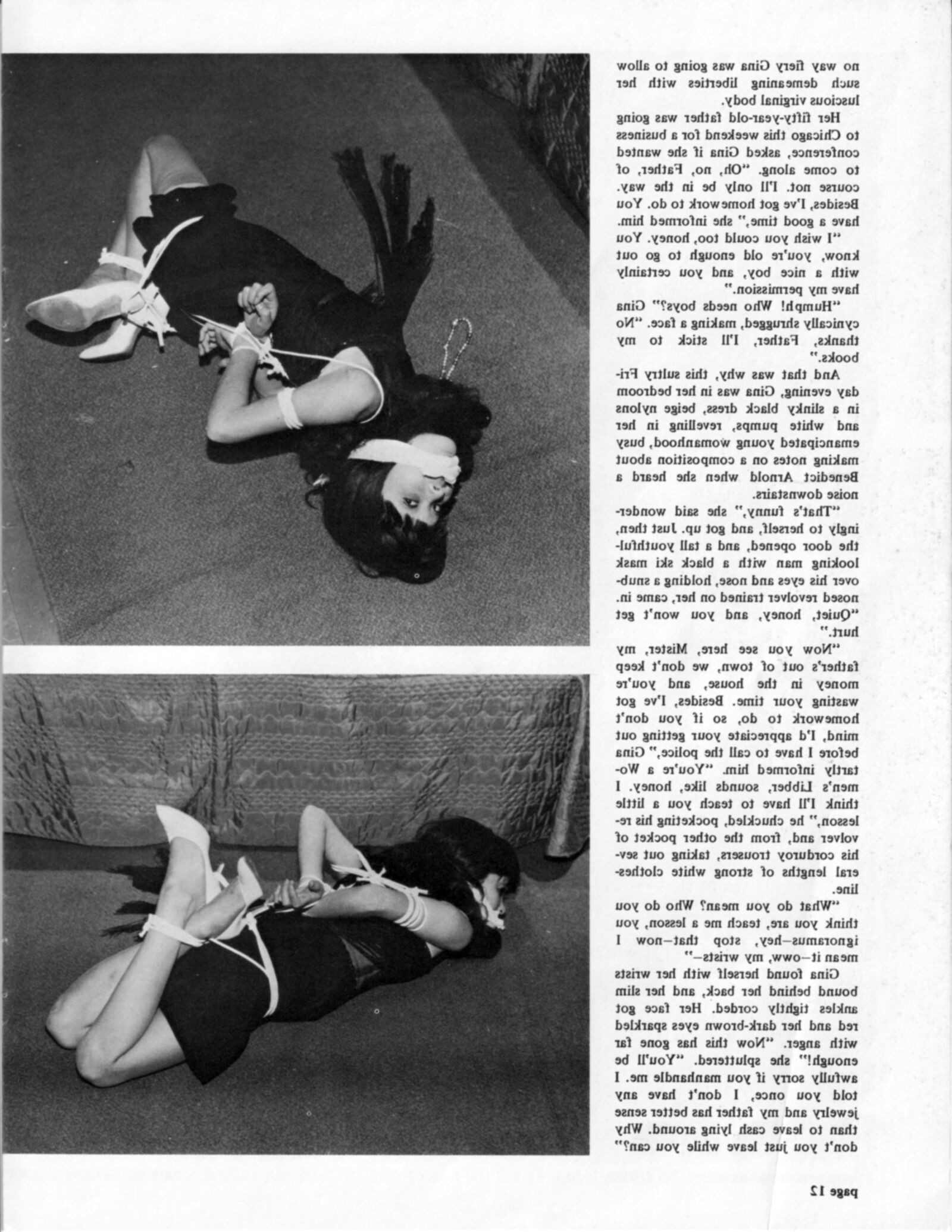 Vintage Bondage Magazine Teenagers in Bondage