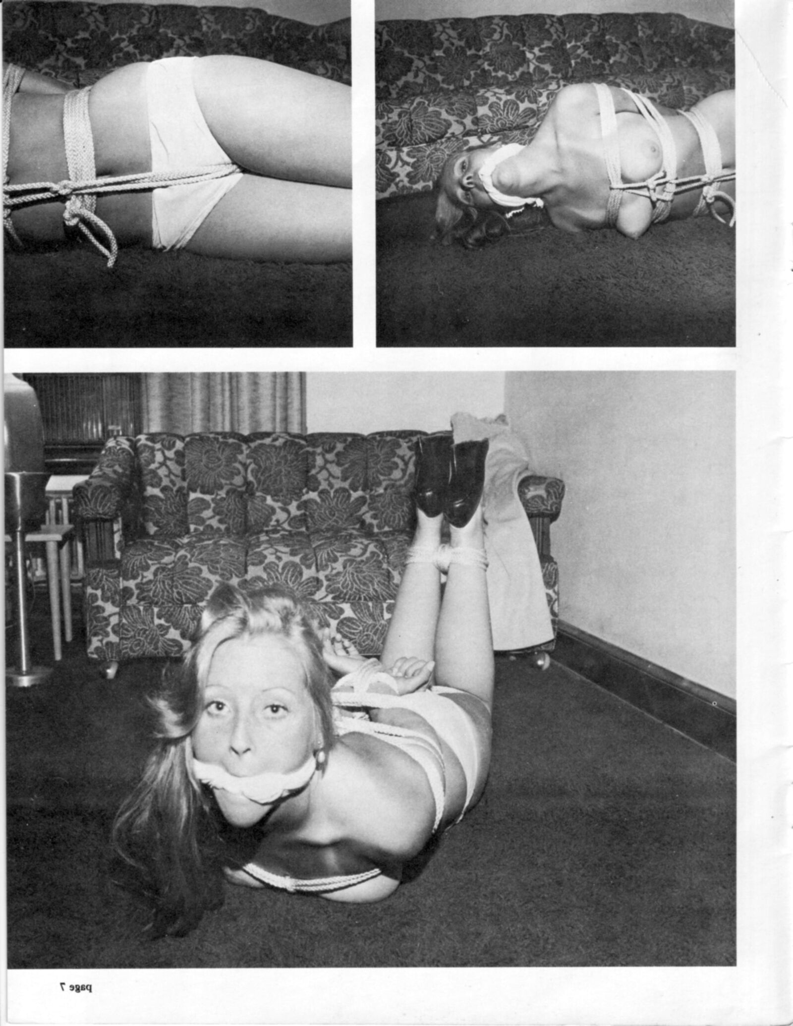 Vintage Bondage Magazine Teenagers in Bondage