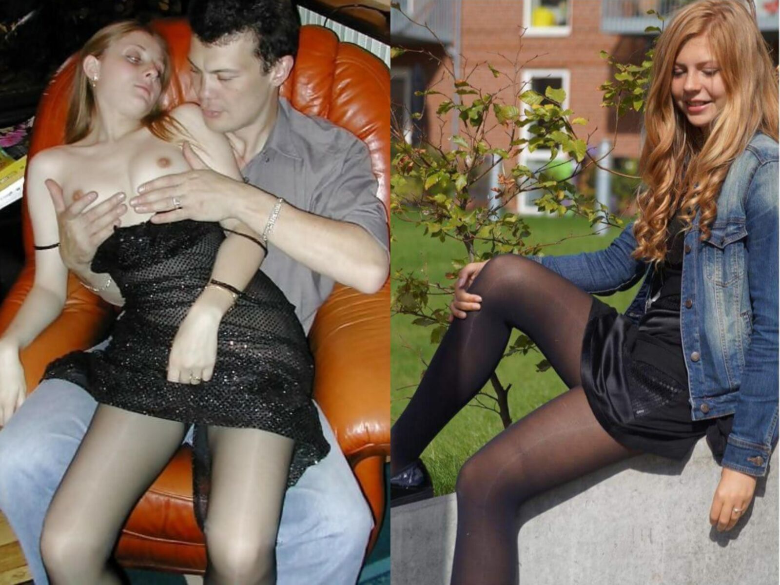 одетый раздет