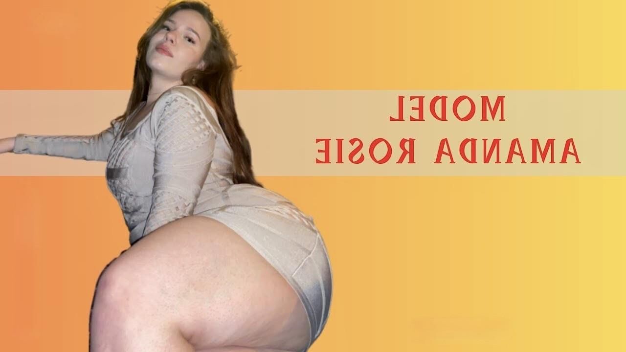 Amanda огромная задница большие сиськи BBW Model Girl Mixed Hot Shots