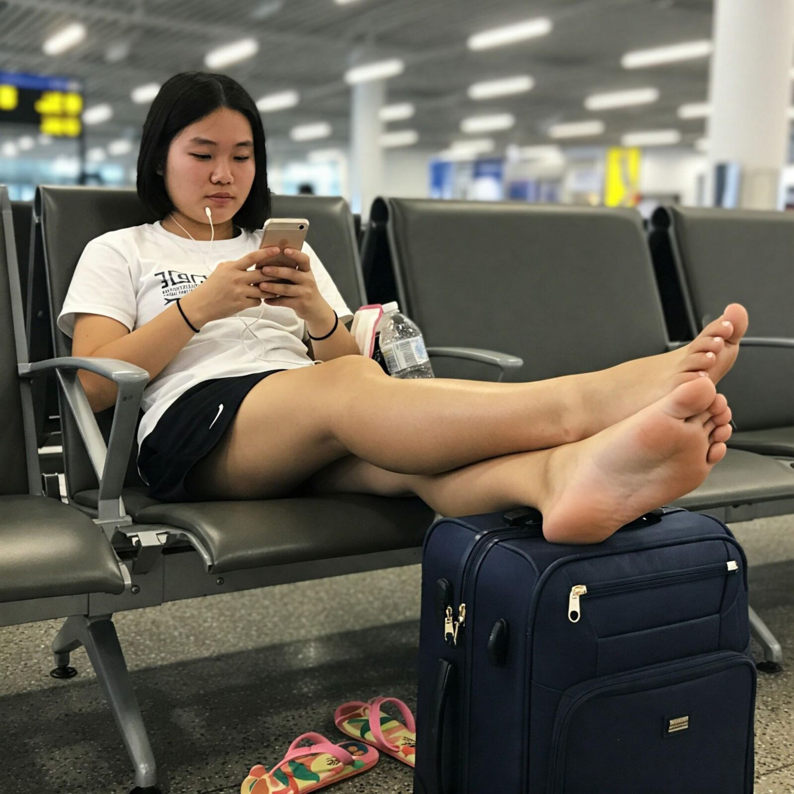 Pies de aeropuerto de fantasía de IA