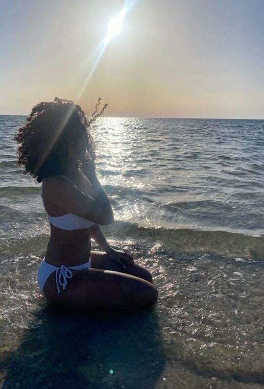 Une salope à la plage