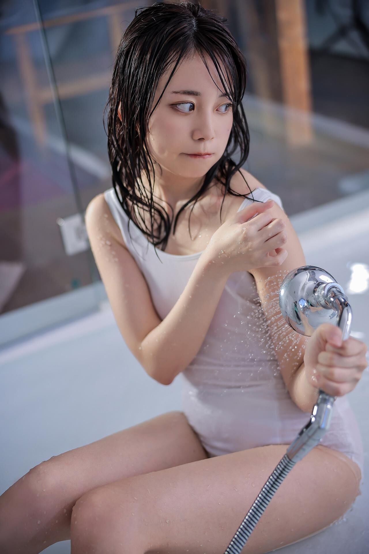 Mimiko Hinaki Wet Color Swimming Race