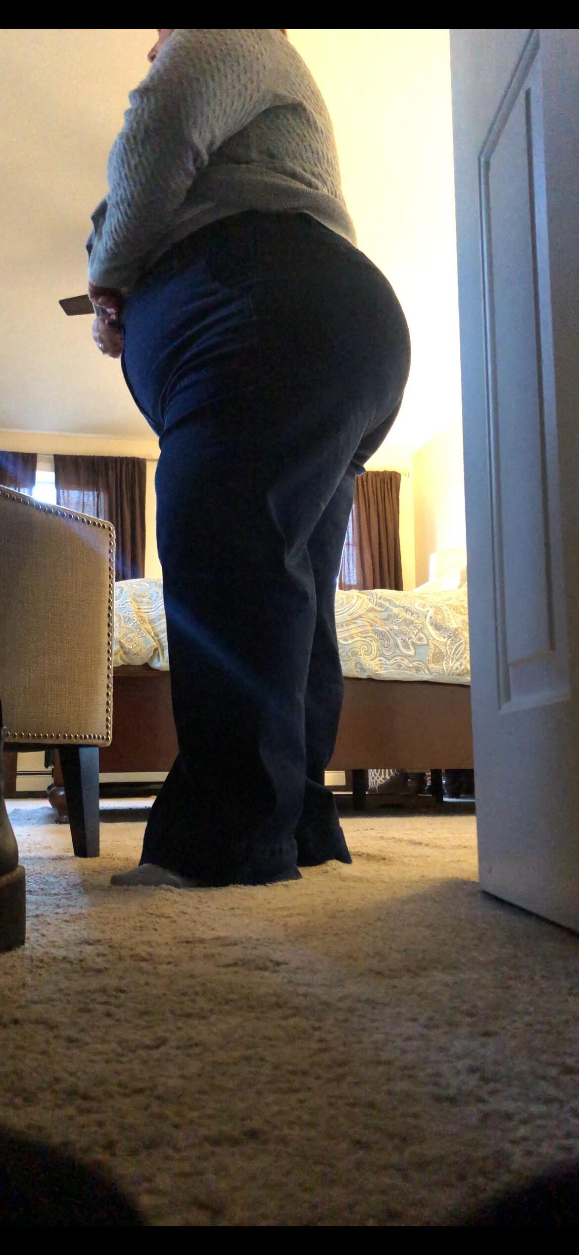 Chica de fondo gordo