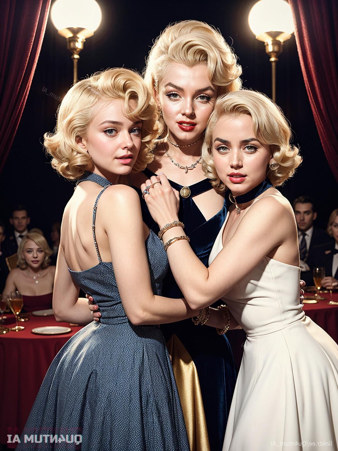 Ai Marilyn Monroe Blonde Ana de Armas Dakota Fanning Vintage