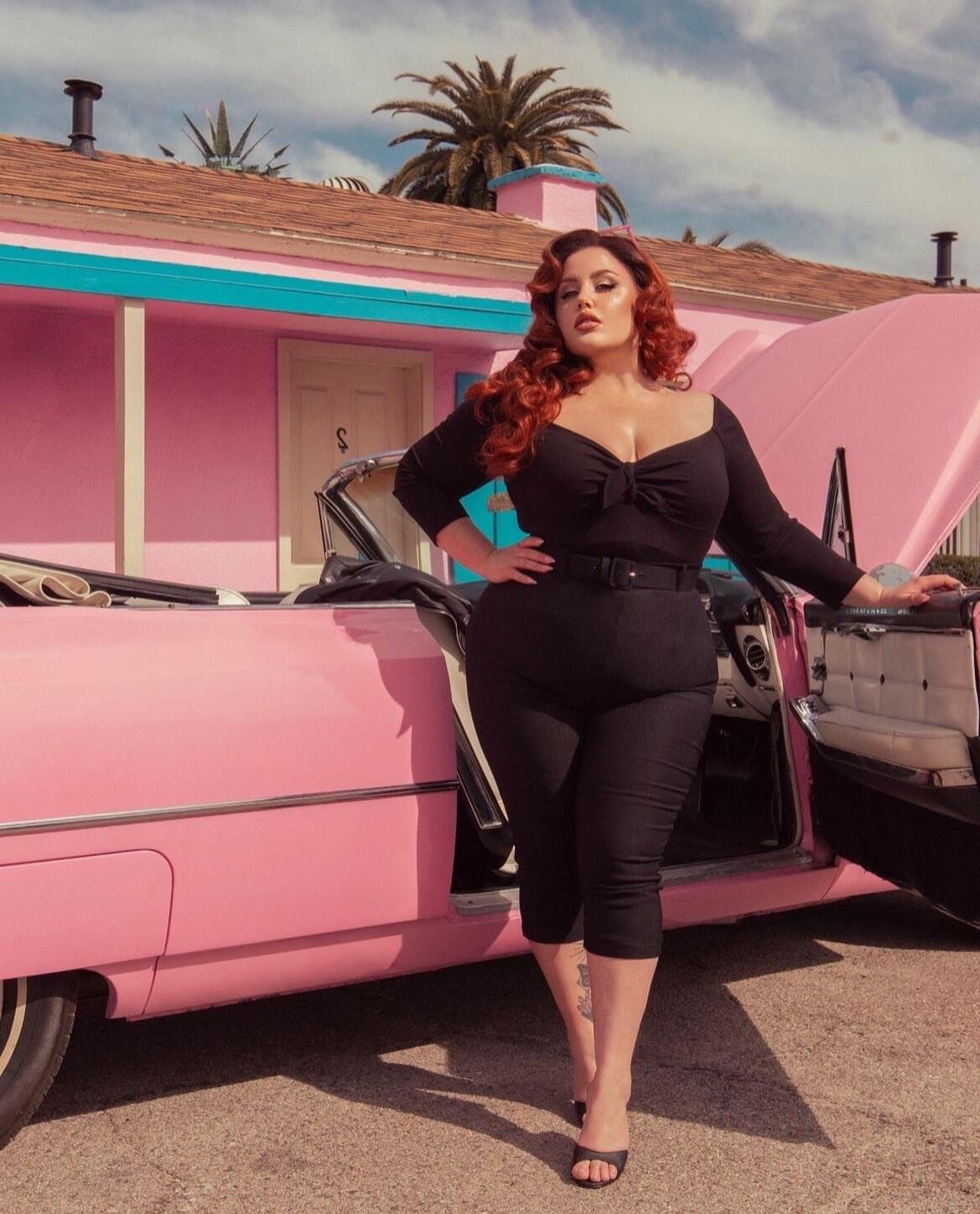 Aura Big Ass Big Boobs Redhead BBW Model Mixed Hot Shots